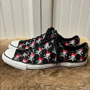 Jackass The Movie Skull and Crossbones Converse Sneakers 11
